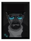 Quadro Serie Breaking Bad Heisenberg Arte Poster Moldurado