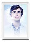 Quadro Serie Medica The Good Doctor Poster Moldura Branca