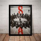 Quadro Serie Sons Of Anarchy S.o.a Poster Moldurado Quadro Serie Sons Of Anarchy S.o.a Poster Moldurado