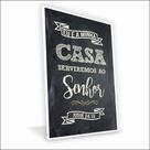 Quadro Serviremos ao Senhor Vinil Com Vidro Quadro Serviremos ao Senhor Vinil Com Vidro