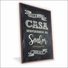 Quadro Serviremos ao Senhor Vinil Sem Vidro Quadro Serviremos ao Senhor Vinil Sem Vidro