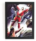 Quadro Shazam! Capitão Marvel Dc Arte De Alex Ross