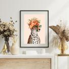 Quadro Sheeta Fashion Flores - 60x48cm