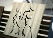 Quadro silhueta corpo humano mdf Quadro silhueta corpo humano mdf