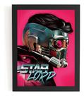 Quadro Star-lord Guardioes Da Galaxia Arte Poster Moldurado