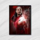 Quadro Star Trek Mulher 24x18cm - com vidro Quadro Star Trek Mulher 24x18cm - com vidro