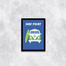 Quadro Surf Point 33x24cm - com vidro