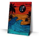 Quadro Surf Vintage Long Beach Surfista Retrô Hall Lindo