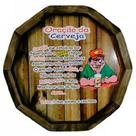 Quadro Tampa de Barril em Madeira Rústica - Oração da Cerveja