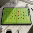 Quadro Tático Futebol Com Estojo Zíper E Ímãs Completo