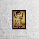 Quadro Tatoo All Pain No Gain 24x18cm - com vidro
