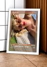 Quadro Taylor Swif TheCru C C/ Vidro e Moldura Tam:A4 Quadro Taylor Swif TheCru C C/ Vidro e Moldura Tam:A4