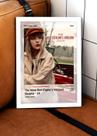 Quadro Taylor Swif TheMor L C/ Vidro e Moldura Branca Tam:A4 Quadro Taylor Swif TheMor L C/ Vidro e Moldura Branca Tam:A4