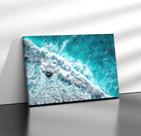 Quadro Tecido Canvas Oceano Ondas Mar Agitado Água 05 Quadro Tecido Canvas Oceano Ondas Mar Agitado Água 05