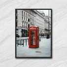Quadro Telefone Londres 24x18cm