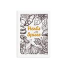 Quadro Tempero Cozinha Herbs and Spices Moldura Branca 22x32 Quadro Tempero Cozinha Herbs and Spices Moldura Branca 22x32