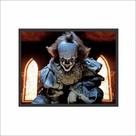 Quadro Terror Pennywise It a Coisa com Moldura 30x40cm