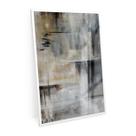 Quadro Textura Em Cinza Moderno Estiloso 90x60cm Para Quarto - Bimper Quadros