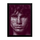 Quadro The Doors Jim Morrison Arte Moldura 42x29cm Quadro The Doors Jim Morrison Arte Moldura 42x29cm