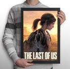 Quadro The Last Of Us - Ellie e Joel (Tamanho A3)