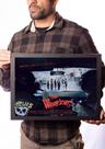 Quadro The Warriors Filme Cult Gangue Arte Poster Na Moldura