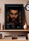 Quadro The Weeknd Hurry Up Tomorrow (Dark) Com Vidro Tamanho:21cm x 30cm (A4)