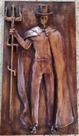 Quadro Tranca ruas Entalhado (umbanda)