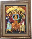 Quadro Três Arcanjos De Deus, Ícone, Mod.02 53x43cm. Angelus