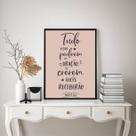 Quadro Tudo O Que Pedirem Em Oração Receberão 45x34cm - com vidro