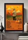 Quadro Tyler The Creator Flower Boy Com Vidro e Moldura Tamanho:21cm x 30cm (A4)
