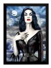 Quadro Vampira Arte Maila Nurmi Horror Poster Moldurado