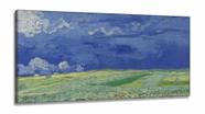 Quadro Van Gogh Paisagem Campos Trigo Decorativoem Tecido Canvas 130x60