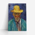 Quadro Van Gogh Retrato de Paciência Canvas 60x40cm