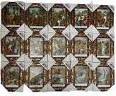 Quadro Via Sacra - 15 Quadros Resinado Com Vidro 15x20cm M01 Quadro Via Sacra - 15 Quadros Resinado Com Vidro 15x20cm M01