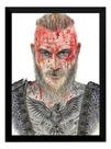 Quadro Vikings Ragnar Lothbrok Tattoo Studio Arte Moldurada Quadro Vikings Ragnar Lothbrok Tattoo Studio Arte Moldurada