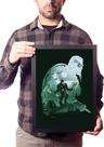 Quadro Vikings Valhalla Arte Silhueta