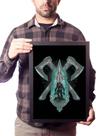 Quadro Vikings Valhalla Arte Simples