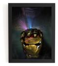 Quadro Vingadores Guerra Infinita Thanos X Homem De Ferro