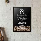 Quadro vinho com O passar p pt
