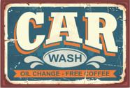 Quadro vintage car wash