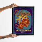 Quadro Vintage Cassino Vegas 24x18cm - com vidro Quadro Vintage Cassino Vegas 24x18cm - com vidro