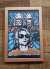 Quadro Vintage Kurt Cobain Quadro Vintage Kurt Cobain