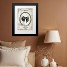Quadro Vintage Moda Laço de Fita- 60x48cm Quadro Vintage Moda Laço de Fita- 60x48cm