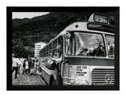 Quadro Vintage Ônibus Antigo 1970 Parada Rio De Janeiro