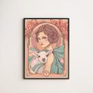 Quadro Vintage Signo Áries 33x24cm - com vidro Quadro Vintage Signo Áries 33x24cm - com vidro