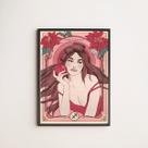 Quadro Vintage Signo Sagitário 45x34cm - com vidro