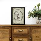 Quadro Vintage Tabaco Cachimbo 45x34cm