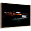 Quadro Violino Solitário na Sombra Silenciosa