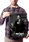 Quadro Vito Corleone Cena Reunião Filme Poderoso Chefão