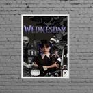 Quadro Wandinha Wednesday 33x24cm - com vidro